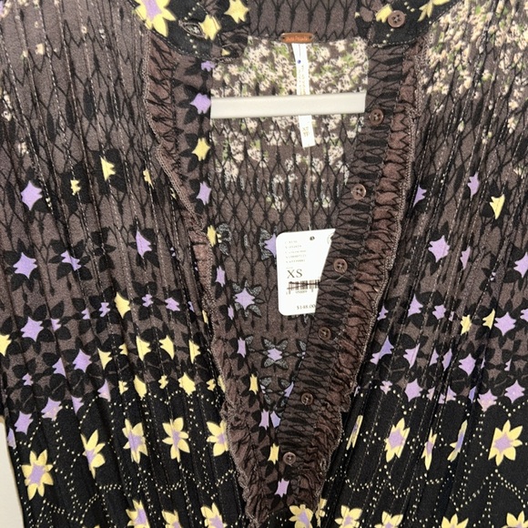 ⭐️NWT Free People Rare Feeling Pleated Maxi Dress⭐️ - Picture 7 of 11